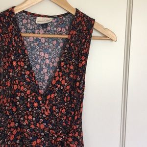 Floral wrap dress size XS